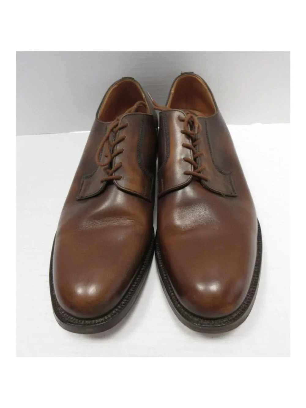VINTAGE Polo Ralph Lauren Shoes 11 D Bench Made Derby Leather England *